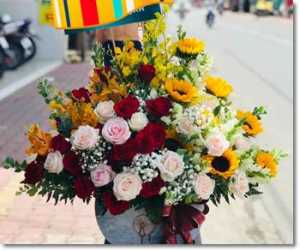 Cửa hàng hoa tươi thị trấn Hậu Nghĩa Đức Hoà Long An MC568
