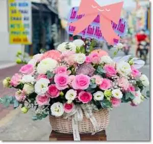 Shop hoa tươi thị trấn Vĩnh Bình Gò Công Tây Tiền Giang MC553